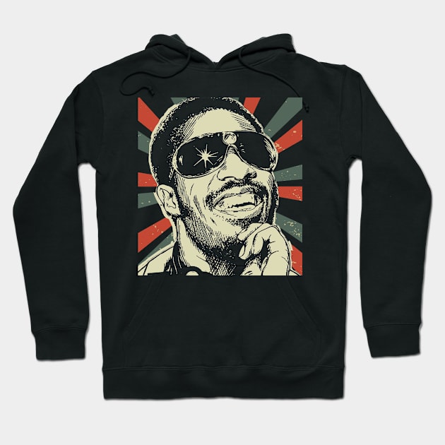 Stevie Wonder || Vintage Art Design || Exclusive Art Hoodie by Setipixel